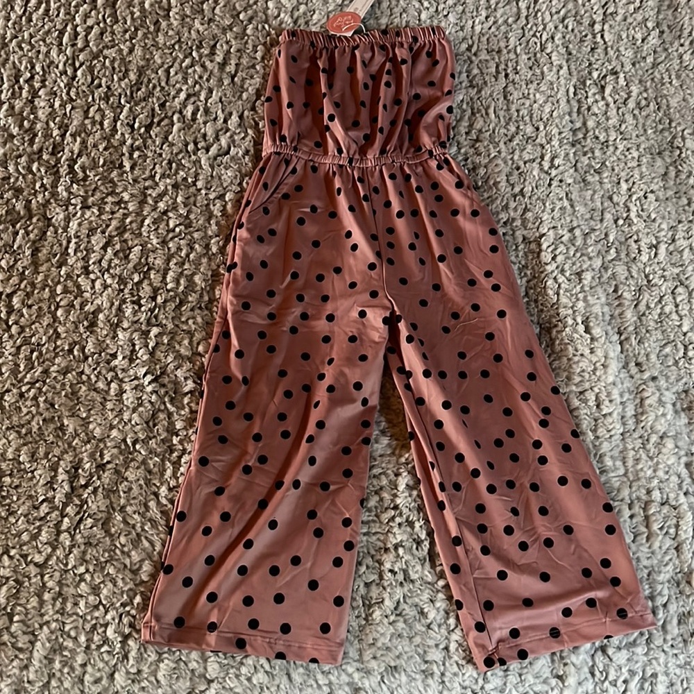 Baileys blossoms wide leg romper